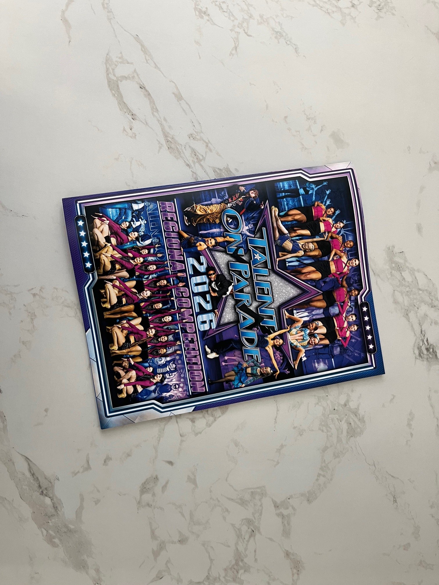 Talent On Parade Des Moines booklet - printed by Broadstroke