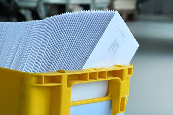 Carton of presorted mail